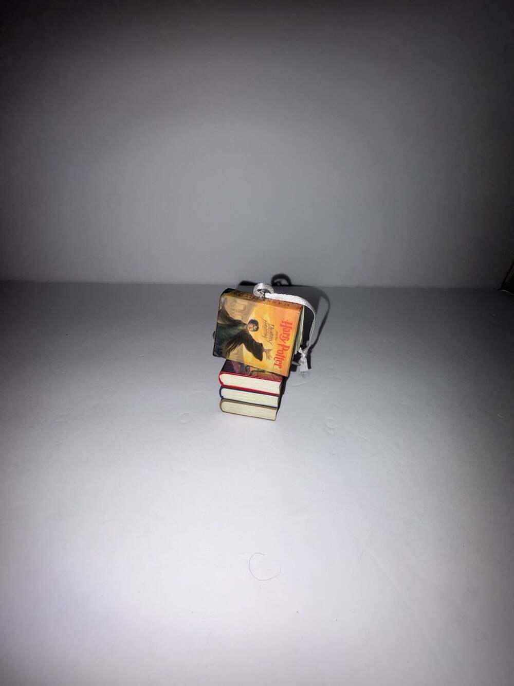 Hallmark Harry Potter Stacked Books with Wand Christmas Ornament